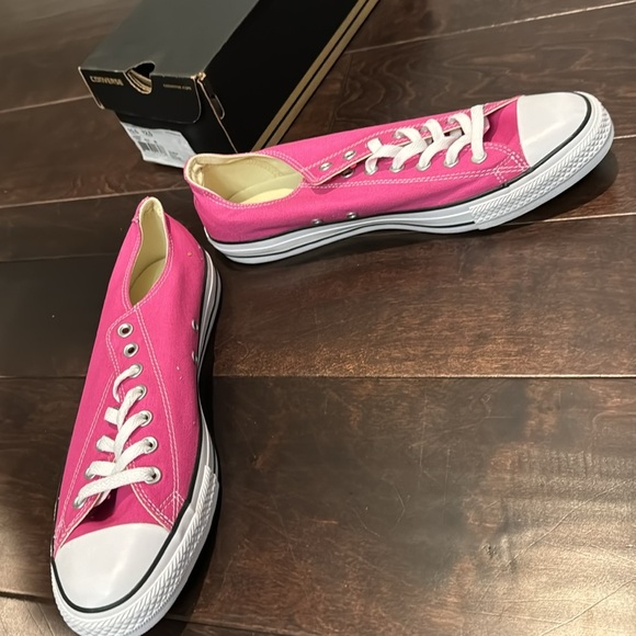 Converse unisex plastic pink sneakers NIB M10.5 W12.5 - Picture 3 of 8